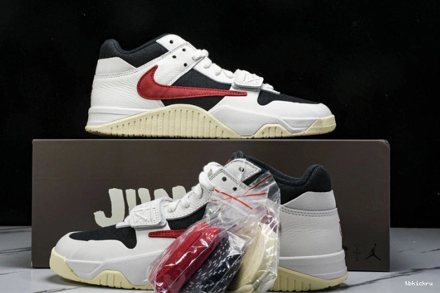 Reps TBkick University Travis Jordan FZ8117-101 Jumpman TR Scott Red Jack x 0815